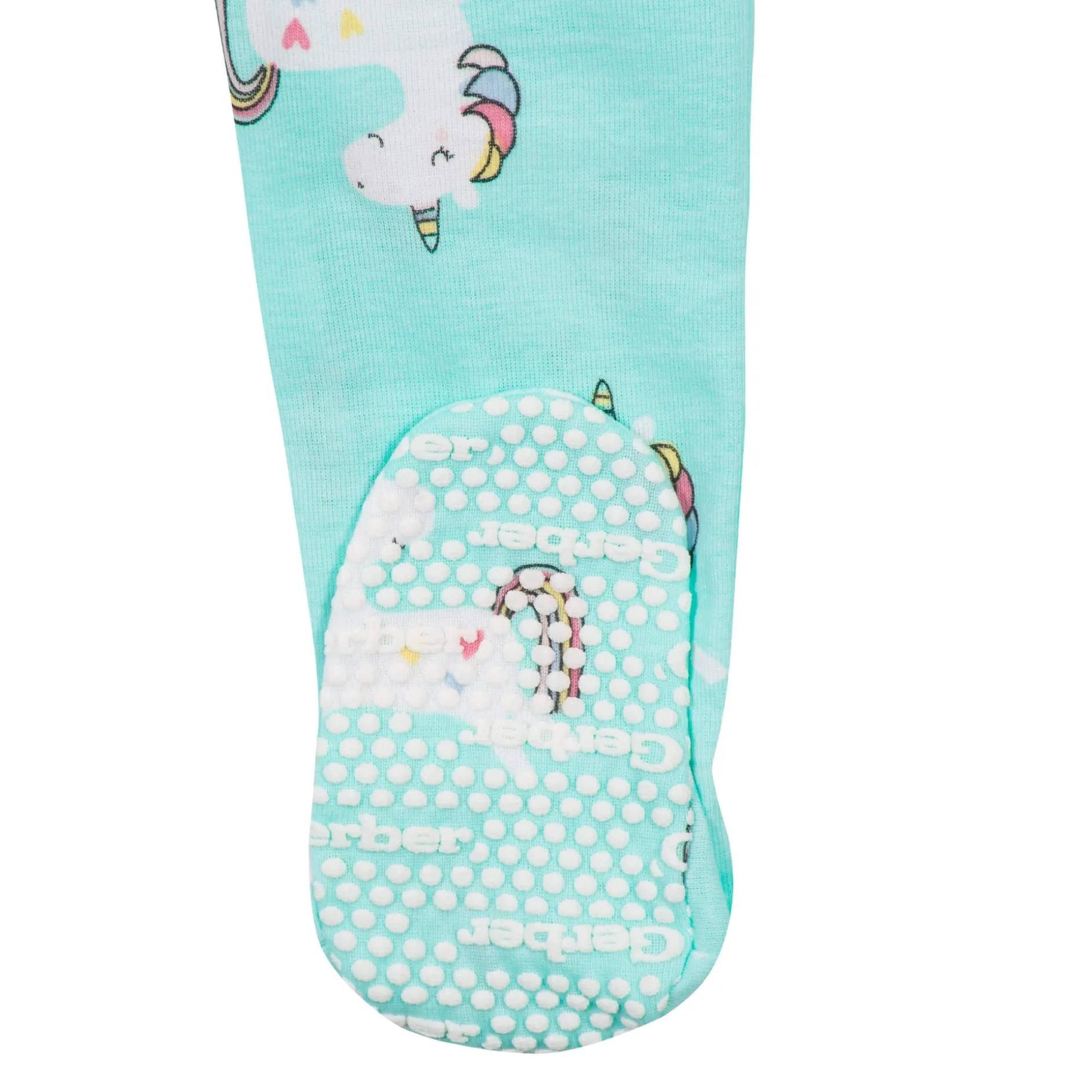 2-Pack Baby & Toddler Girls Unicorns Snug Fit Footed Cotton Pajamas