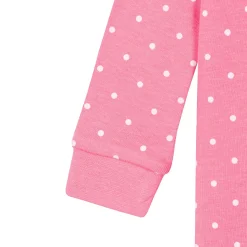 4-Pack Baby & Toddler Girls Unicorns & Cats Snug Fit Footed Cotton Pajamas
