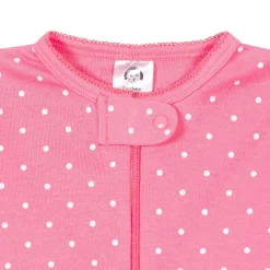 4-Pack Baby & Toddler Girls Unicorns & Cats Snug Fit Footed Cotton Pajamas
