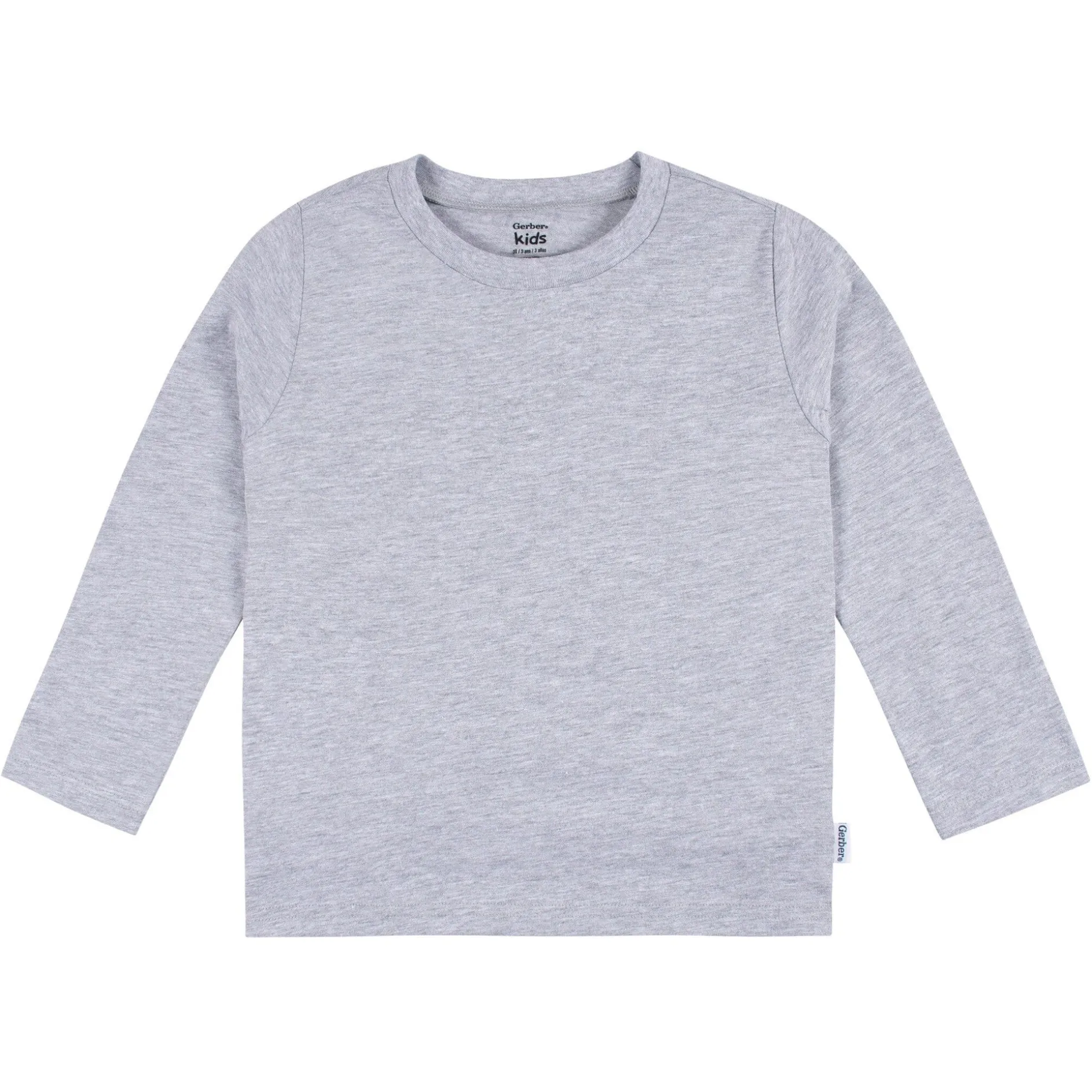 5-Pack Baby & Toddler Heather Gray Long Sleeve Tees