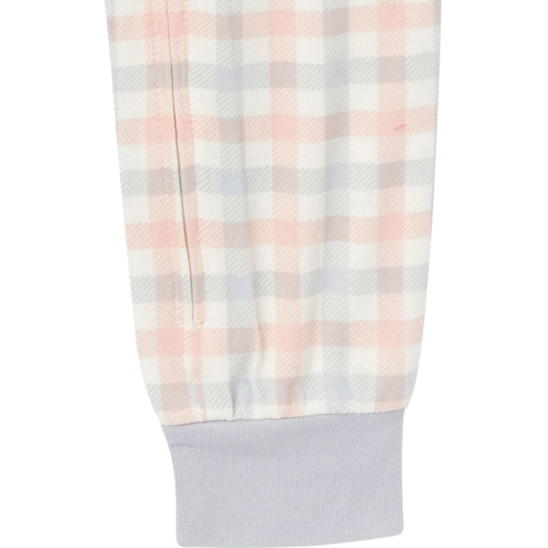 2-Pack Baby & Toddler Neutral Blue Plaid Viscose Snug Fitting Footless Pajamas