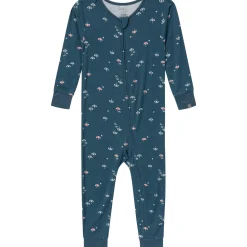 2-Pack Baby & Toddler Neutral Blue Umbrella Viscose Snug Fitting Footless Pajamas