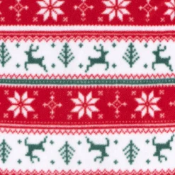 2-Pack Baby & Toddler Neutral Deer Fair Isle Fleece Pajamas