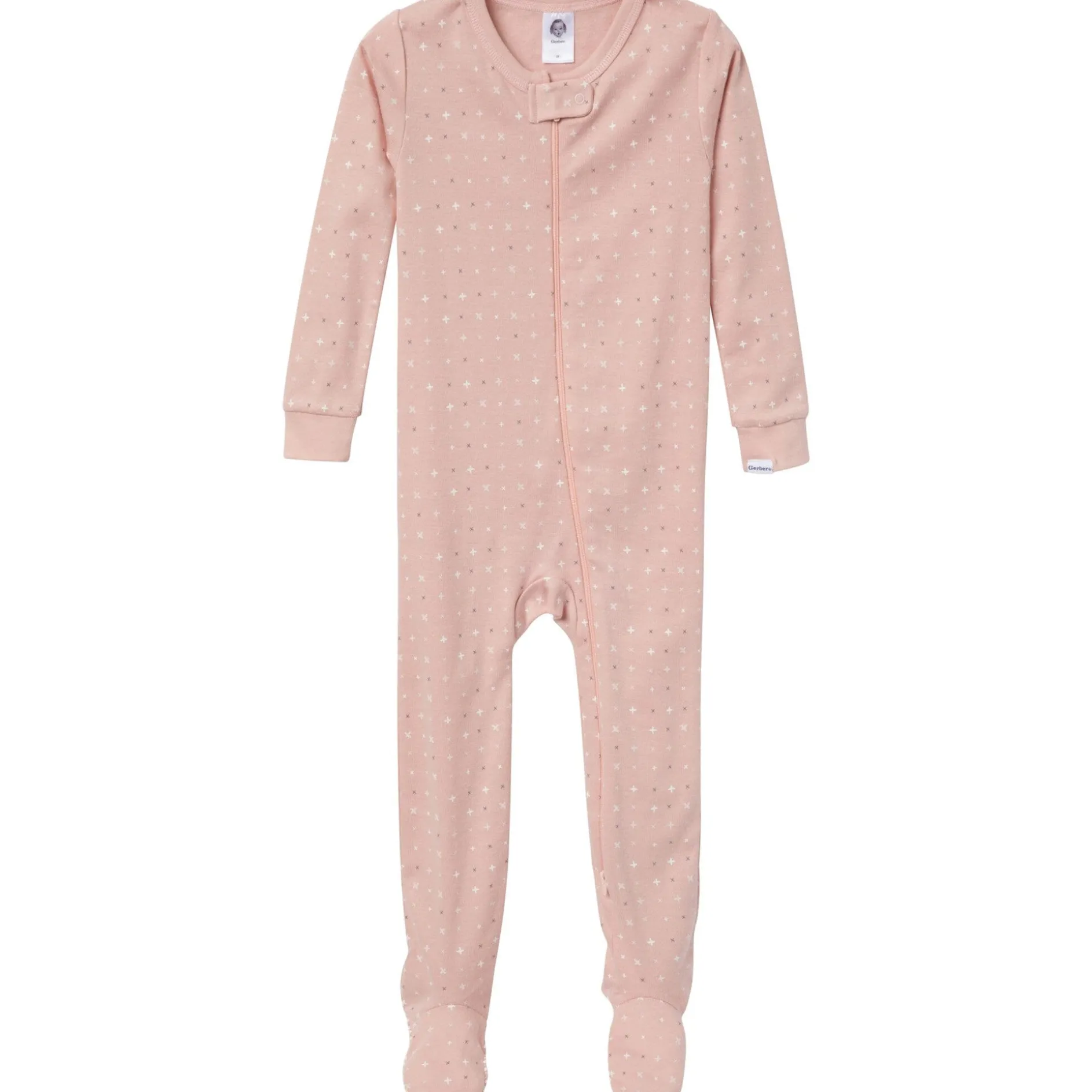 4-Pack Baby & Toddler Neutral Dog Snug Fit Footed Pajamas