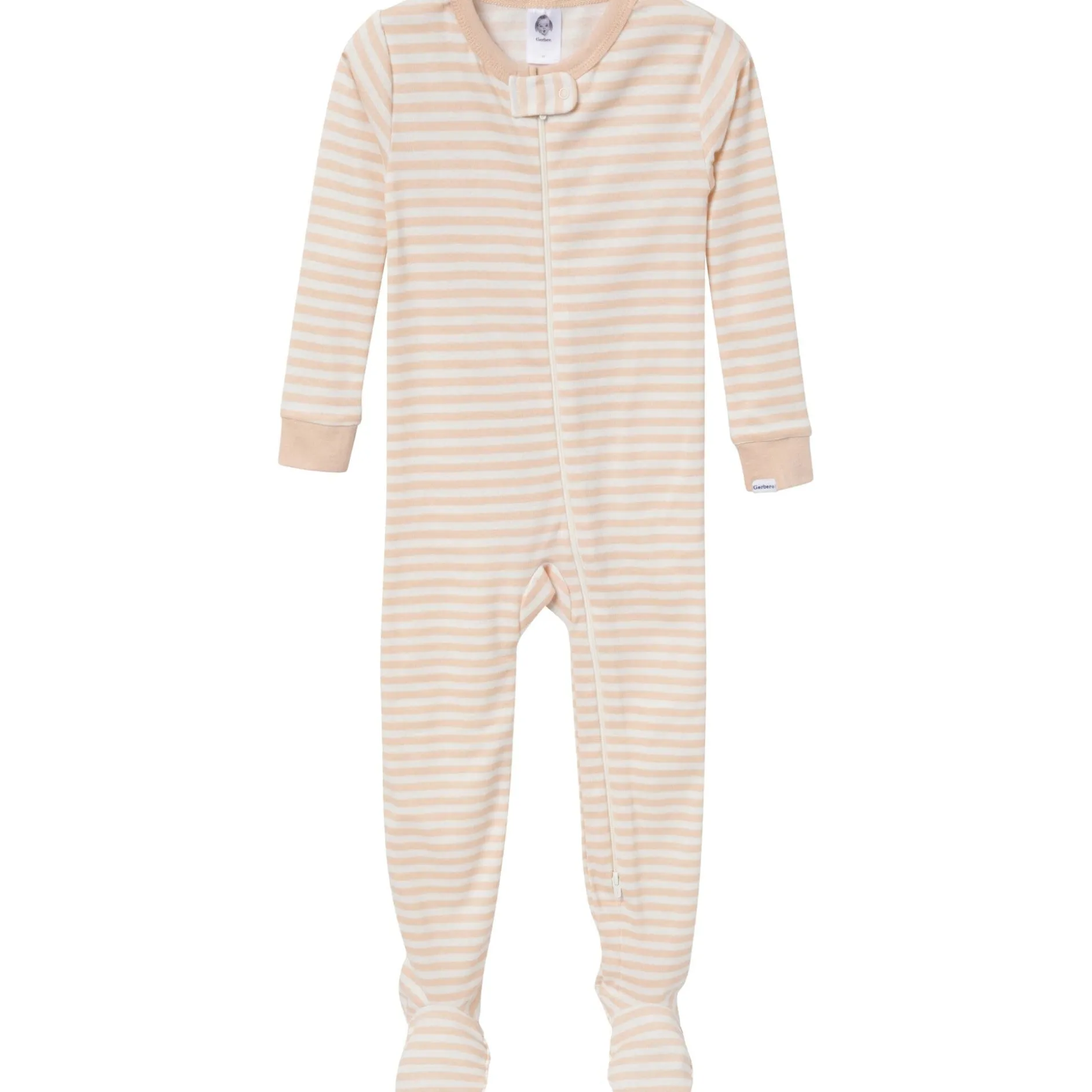 4-Pack Baby & Toddler Neutral Farm Snug Fit Footed Pajamas