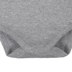 2-Pack Baby & Toddler Neutral Grey Heather Long Sleeve Turtleneck Onesies® Bodysuits