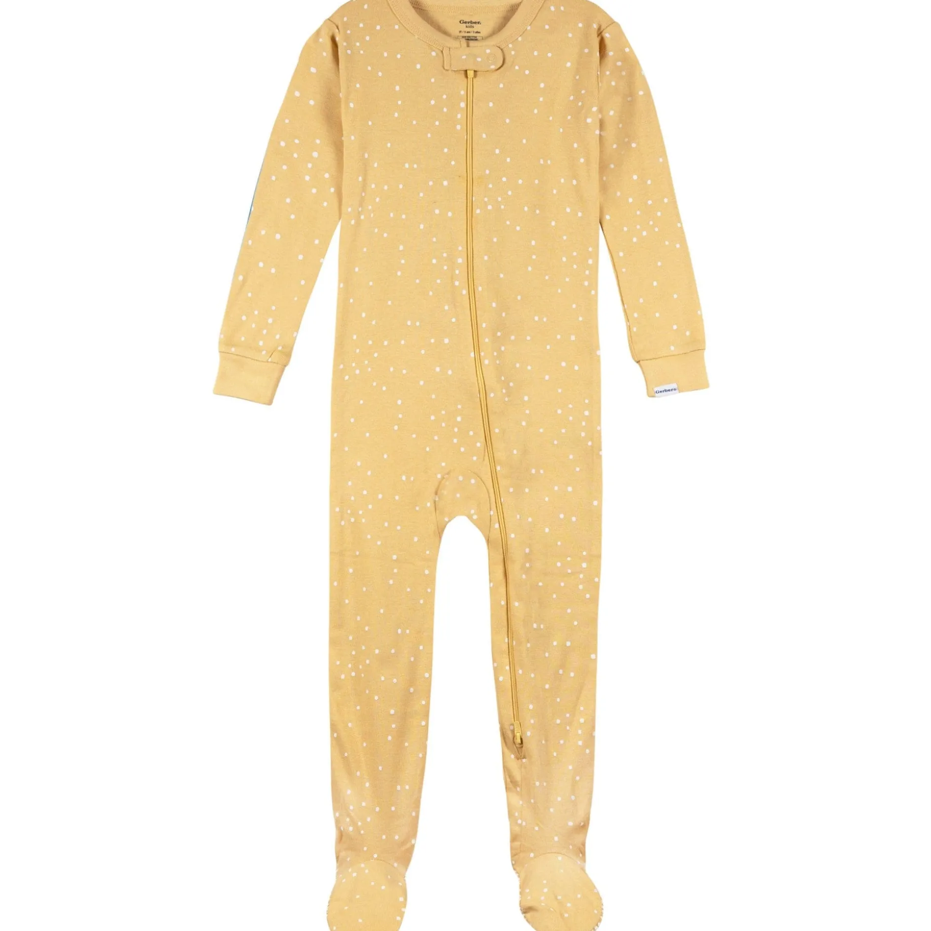 2-Pack Baby & Toddler Neutral Safari Snug Fit Footed Pajamas