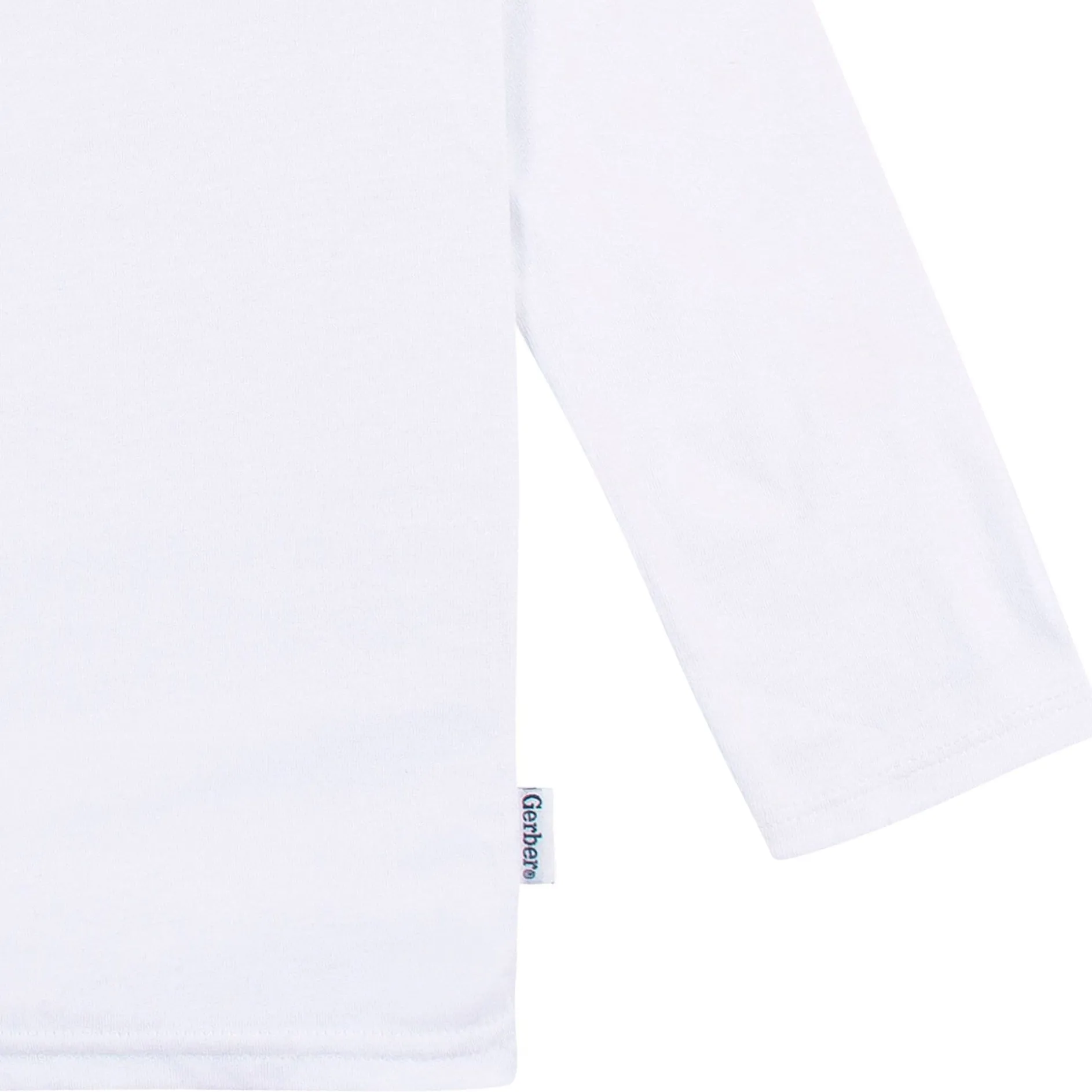5-Pack Baby & Toddler White Long Sleeve Tees