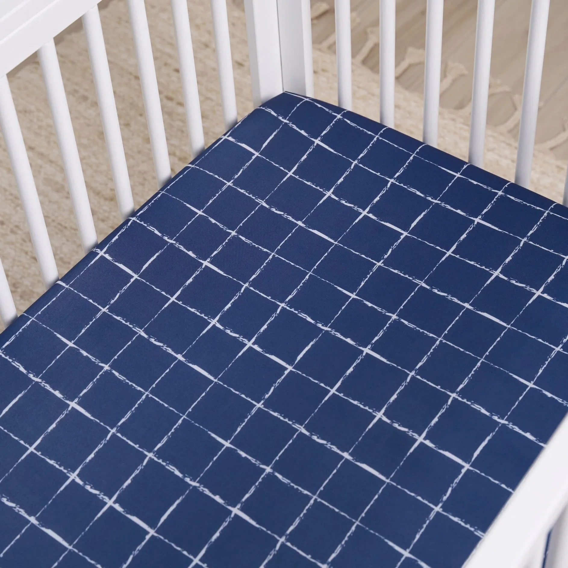 2-Pack Boys Coastal Calm Stretchy Crib Sheets