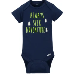 5-Pack Boys Hedgehog Short Sleeve Onesies® Bodysuits