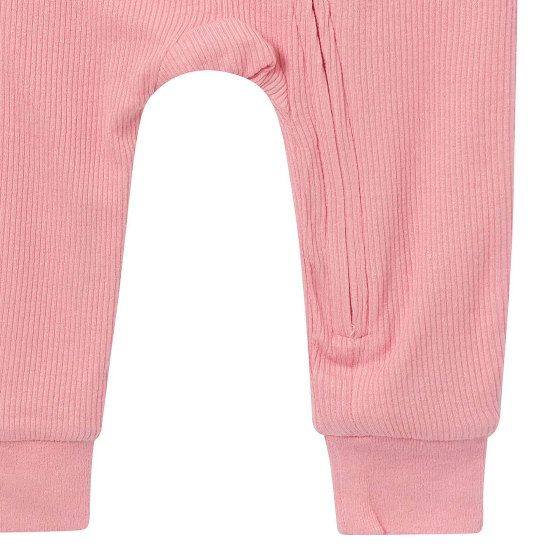 2-Pack Girls Peach Floral Viscose Snug Fit Footless Pajamas