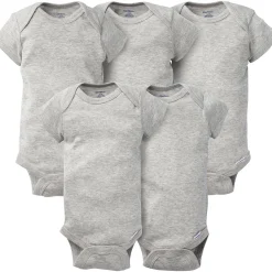 5-Pack Grey Onesies® Bodysuits