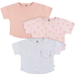 3-Pack Infant and Toddler Girls Flower T-Shirts