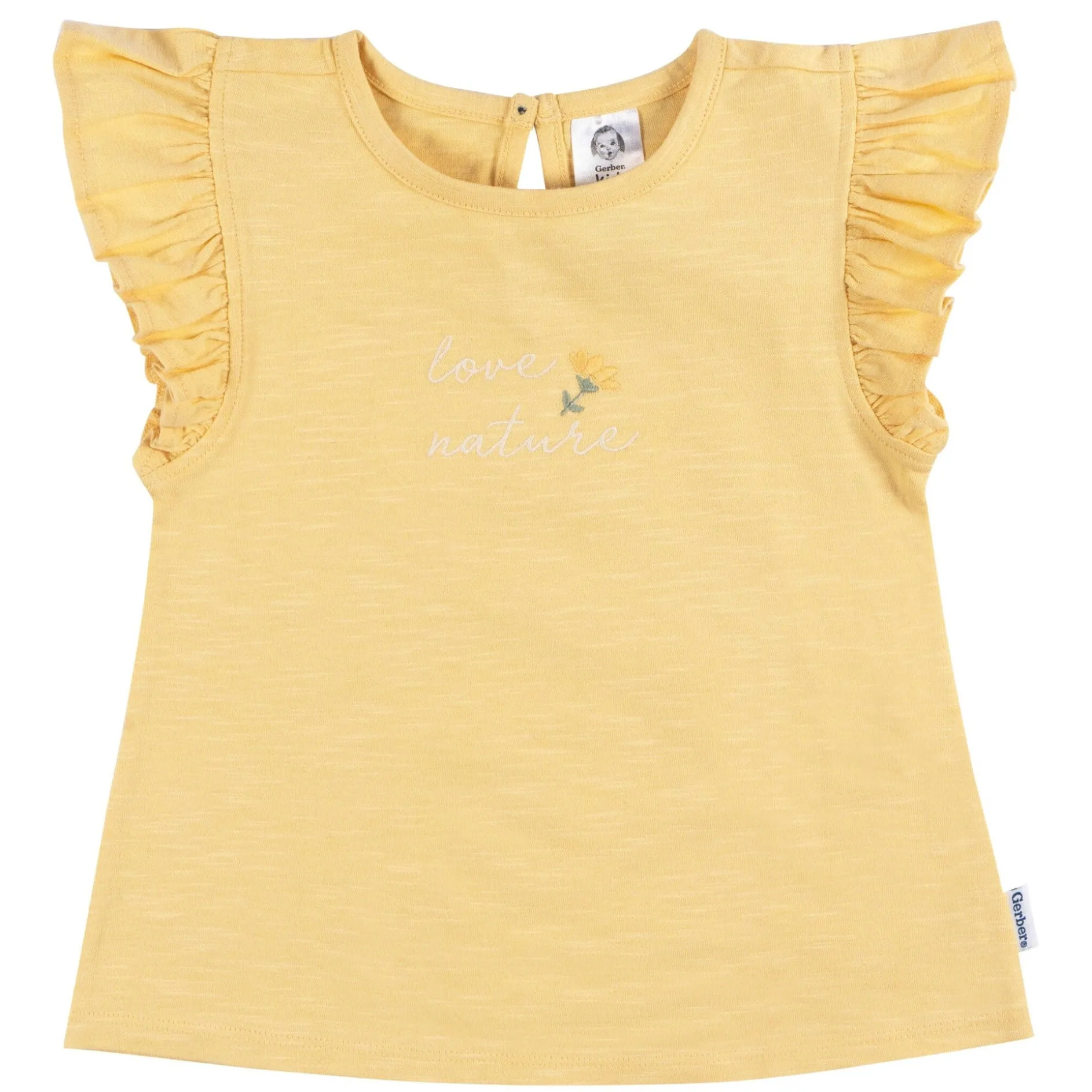 3-Pack Infant and Toddler Girls Love Nature T-Shirts