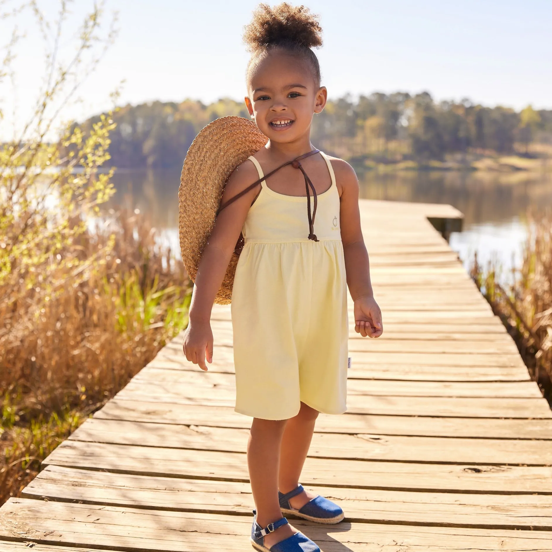 2-Pack Infant and Toddler Girls Yellow & Lemons Rompers