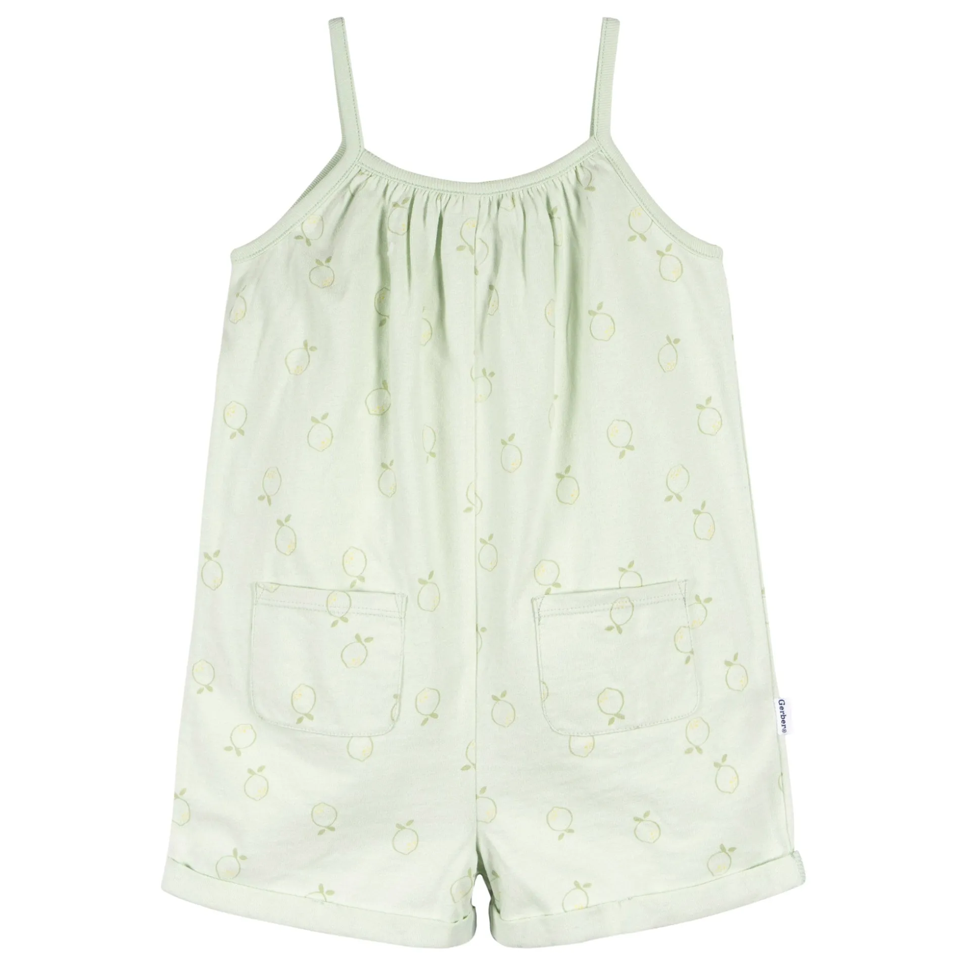 2-Pack Infant and Toddler Girls Yellow & Lemons Rompers