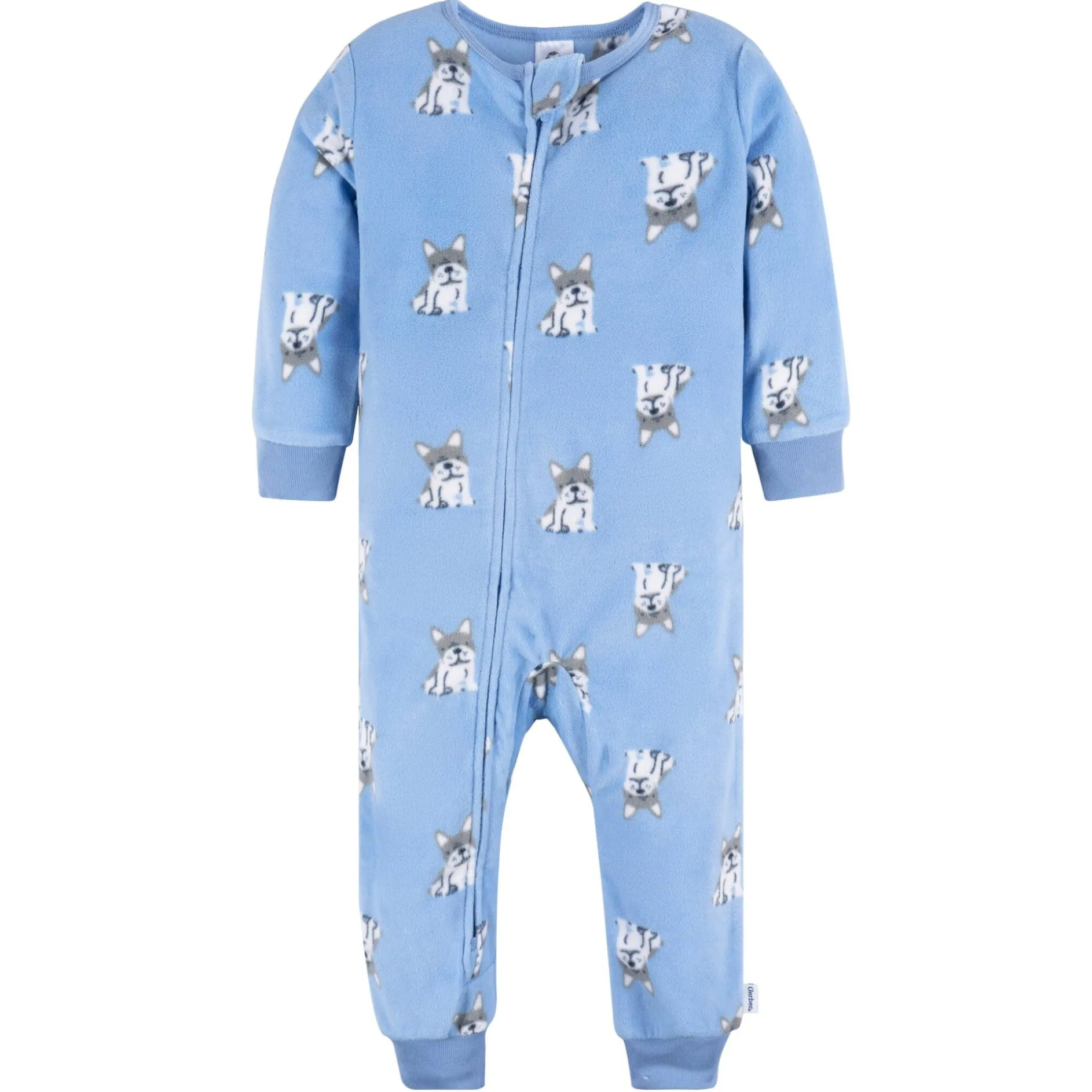 3-Pack Infant & Toddler Boys Dogs & Dinos Footless Fleece Pajamas