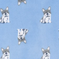 3-Pack Infant & Toddler Boys Dogs & Dinos Footless Fleece Pajamas