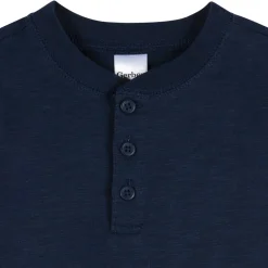3-Pack Infant & Toddler Boys Green, Brown, & Navy Long Sleeve Shirts