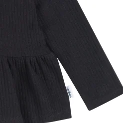 3-Pack Infant & Toddler Girls Black, White, & Grey Long Sleeve Shirts