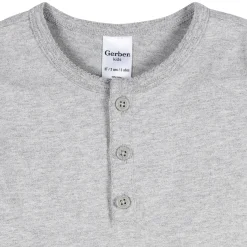 3-Pack Infant & Toddler Girls Black, White, & Grey Long Sleeve Shirts