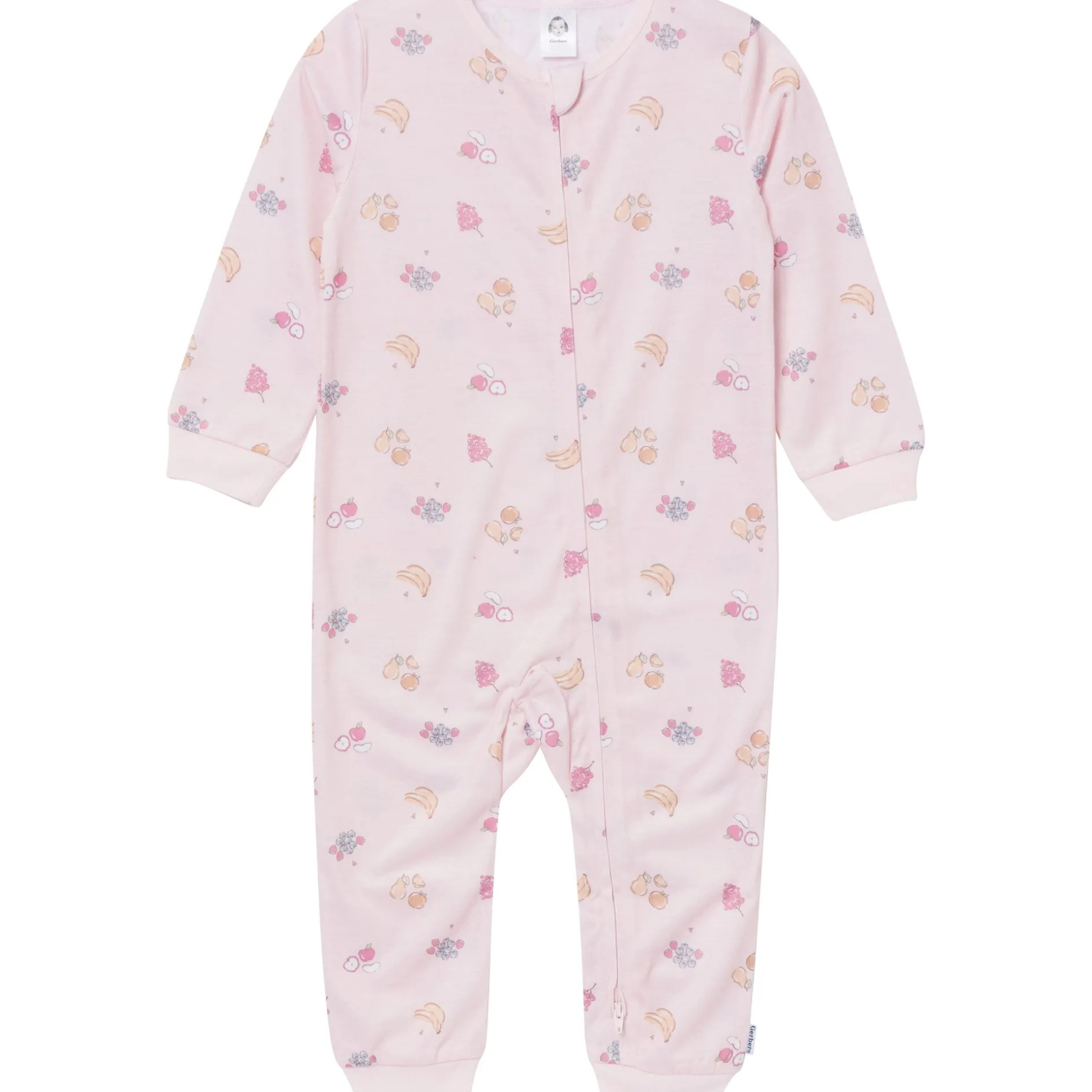3-Pack Infant & Toddler Girls Fruits Footless Pajamas