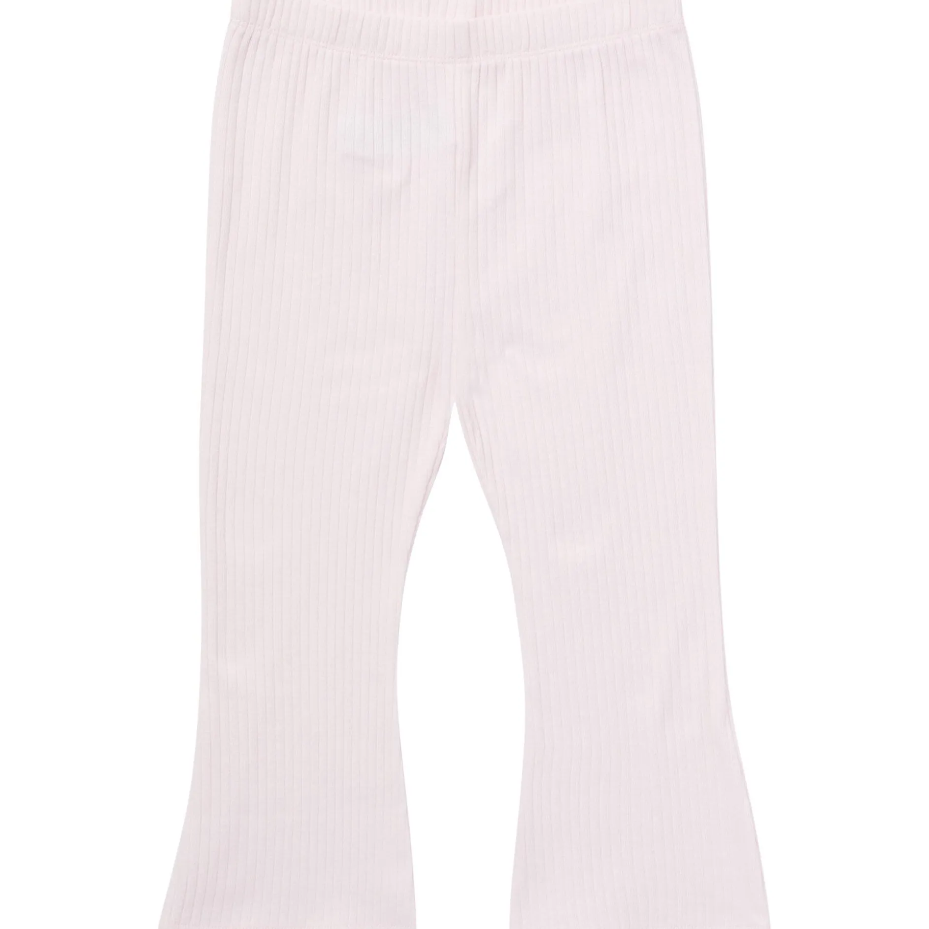 3-Pack Infant & Toddler Girls Gray and Pink Ribbed Flare Leggings