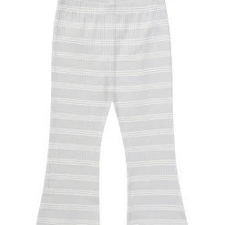 3-Pack Infant & Toddler Girls Gray and Pink Ribbed Flare Leggings
