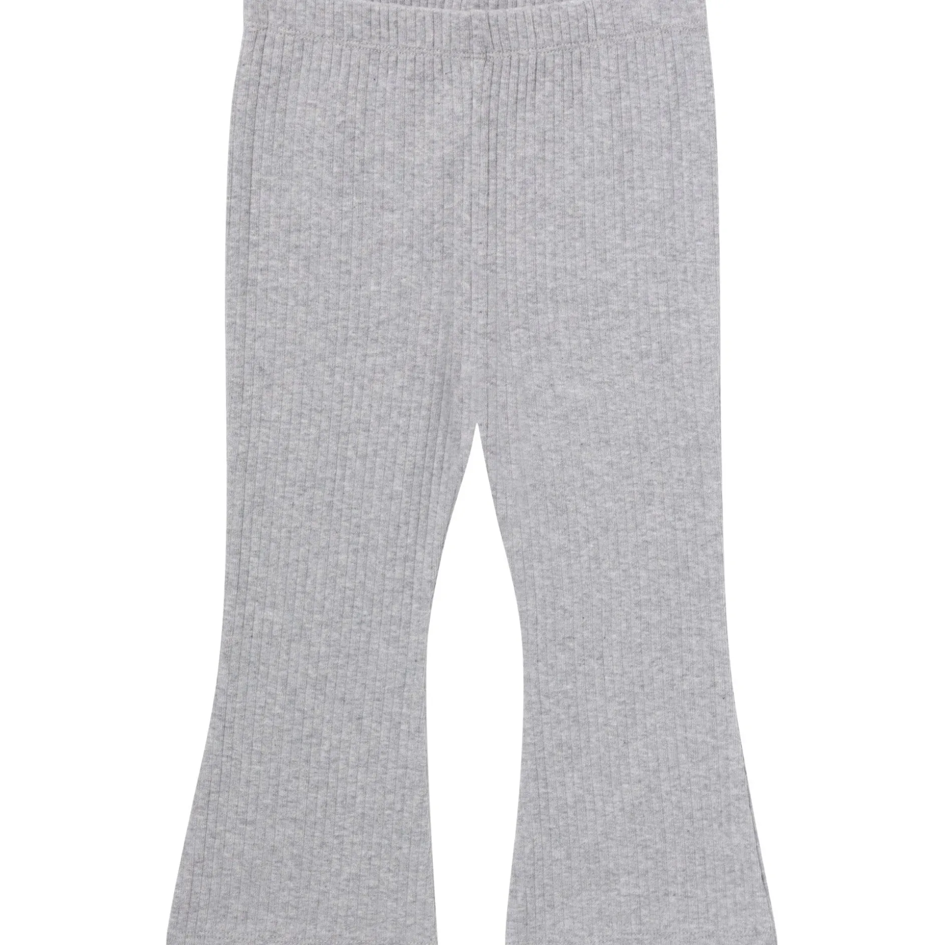 3-Pack Infant & Toddler Girls Green Daisies, Blue and Gray Ribbed Flare Leggings
