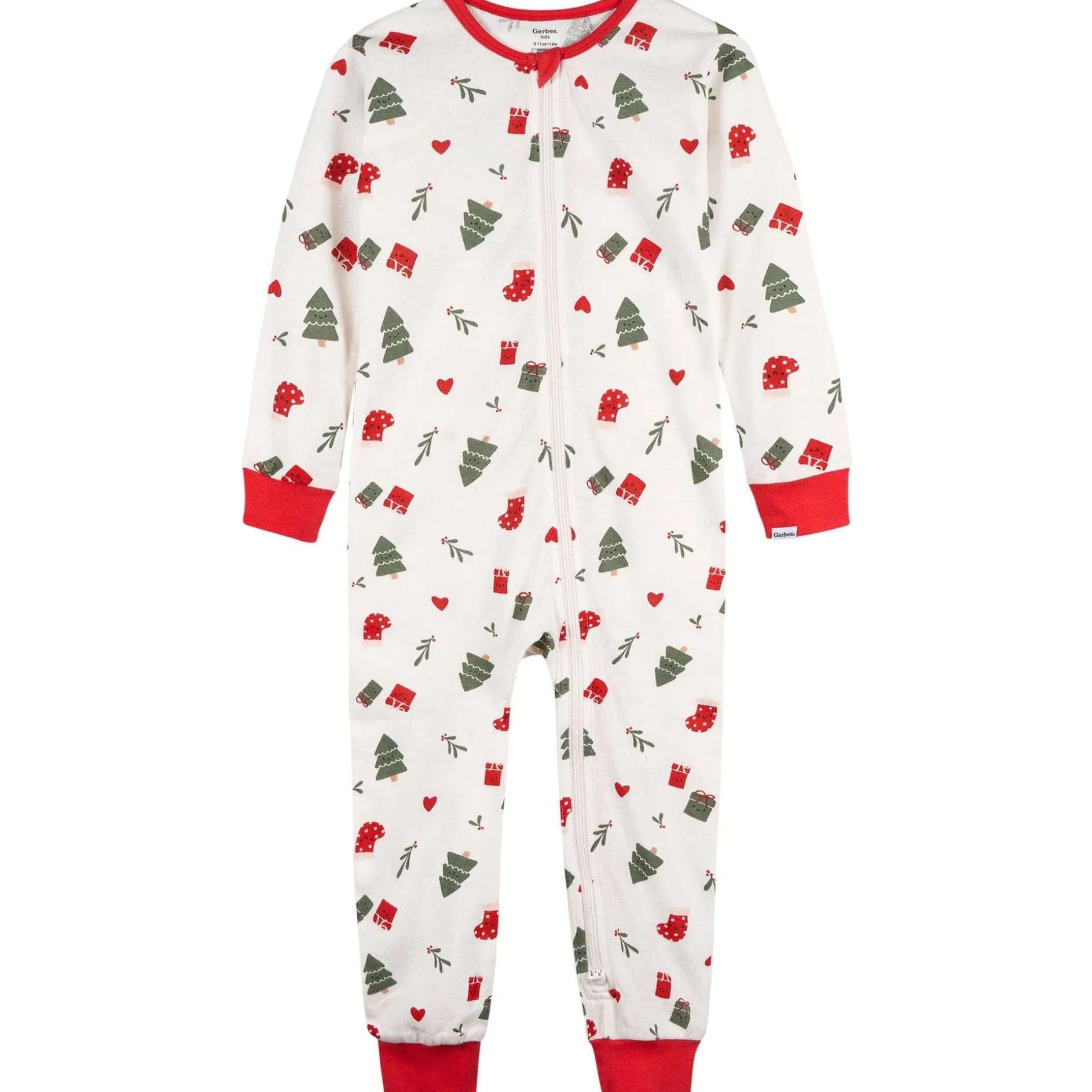 2-Pack Infant & Toddler Girls Ivory Gifts Snug Fitting Footless Pajamas