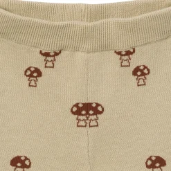 2-Pack Infant & Toddler Girls Lt Green Mushroom Field Sweater and Pant Set