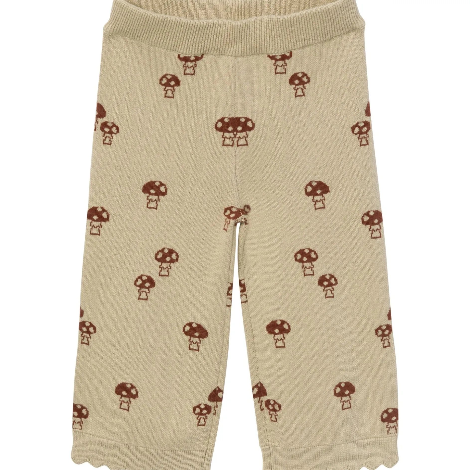 2-Pack Infant & Toddler Girls Lt Green Mushroom Field Sweater and Pant Set