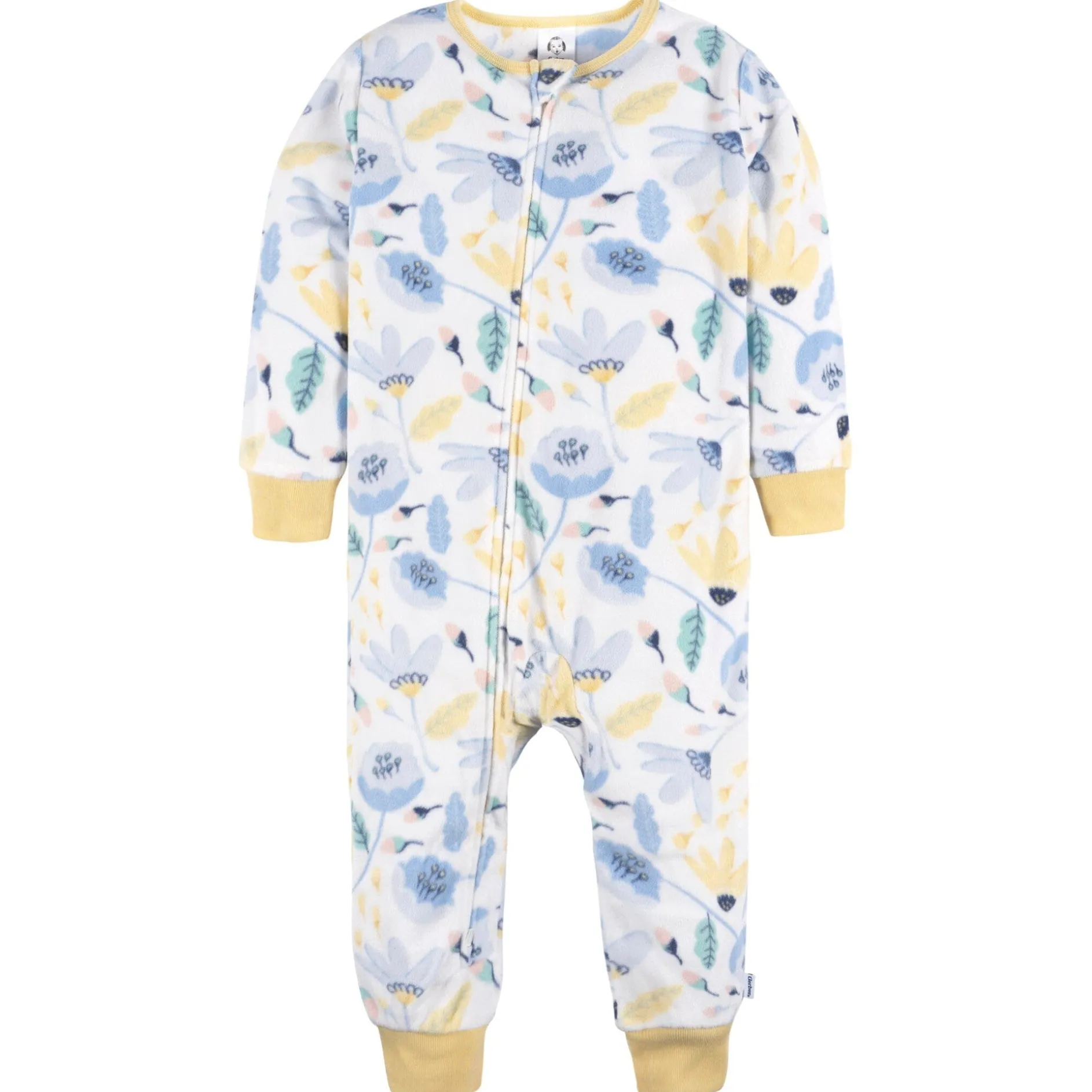 3-Pack Infant & Toddler Girls Multi Floral Footless Fleece Pajamas