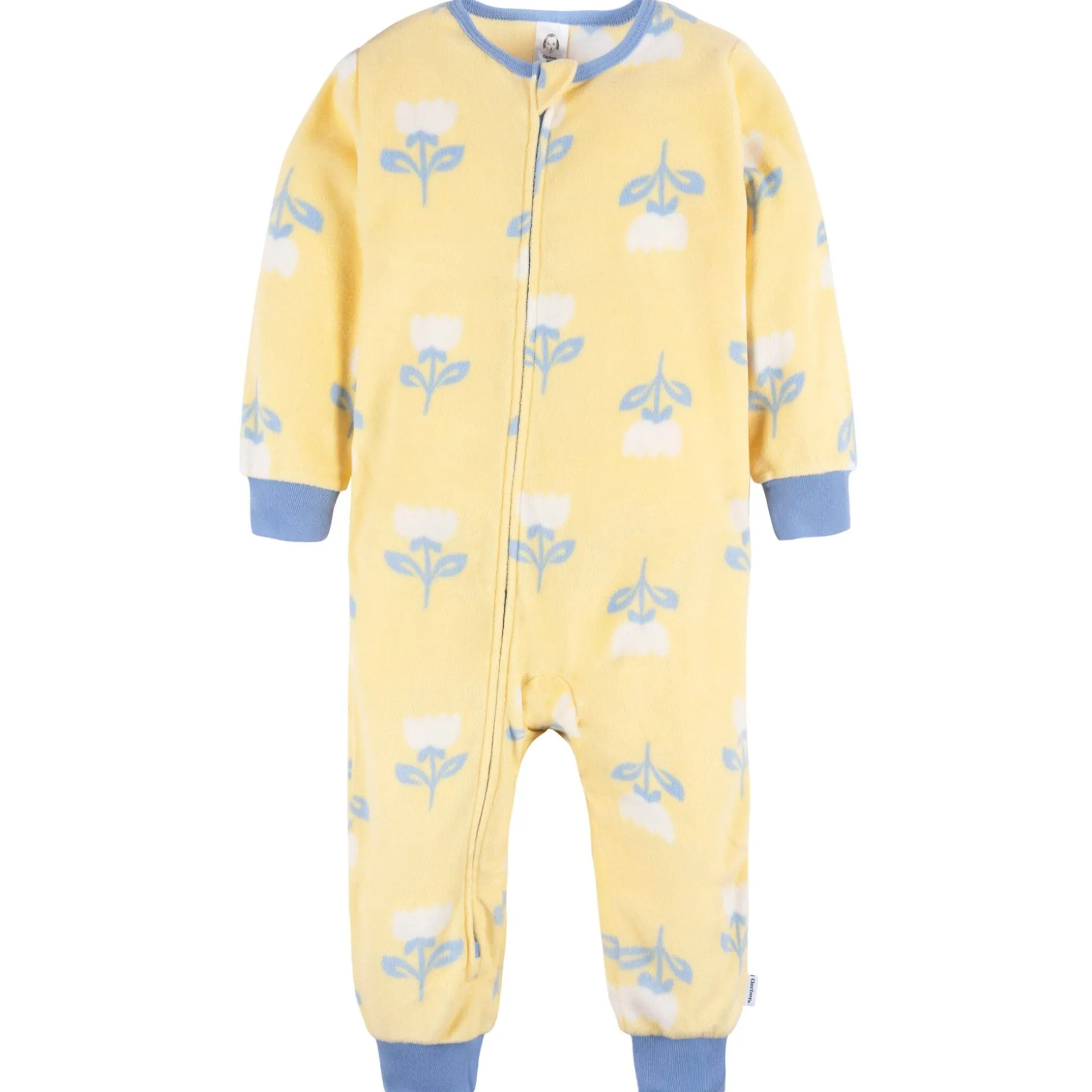 3-Pack Infant & Toddler Girls Multi Floral Footless Fleece Pajamas