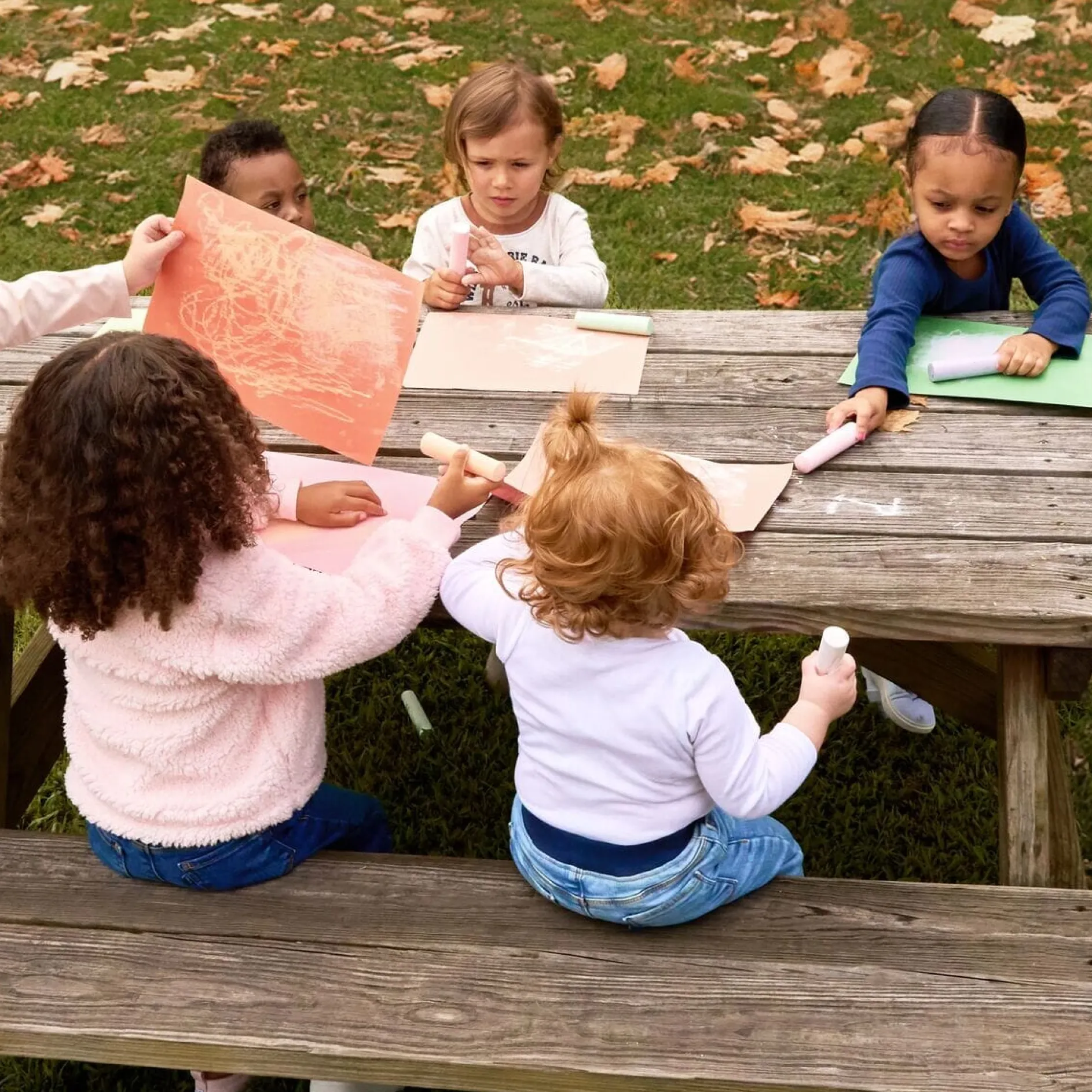 3-Pack Infant & Toddler Girls Navy, Oatmeal & Pink Long Sleeve Shirts