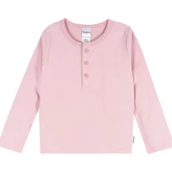 3-Pack Infant & Toddler Girls Navy, Oatmeal & Pink Long Sleeve Shirts