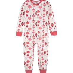 2-Pack Infant & Toddler Girls Ornaments Snug Fit Footless Pajamas