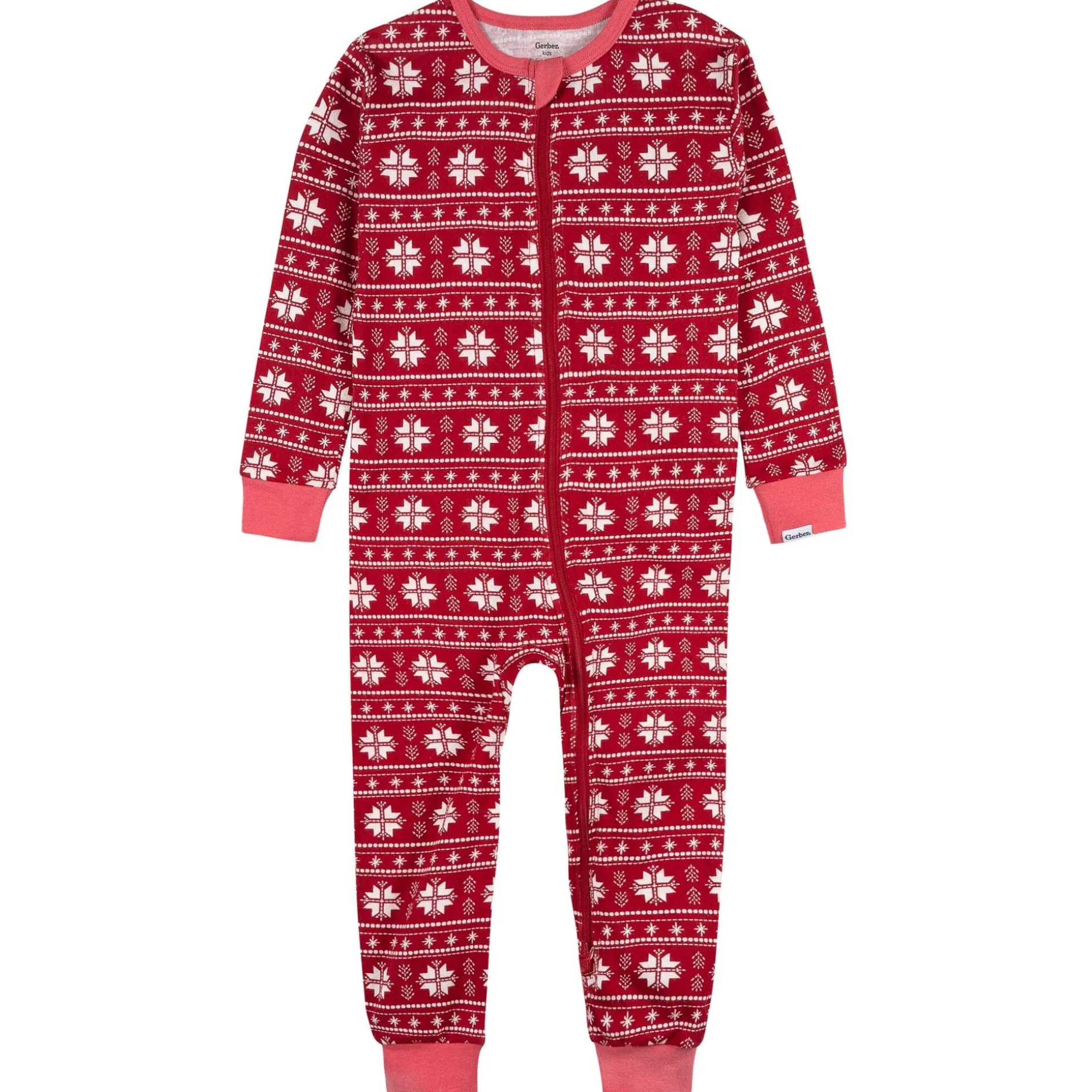 2-Pack Infant & Toddler Girls Ornaments Snug Fit Footless Pajamas