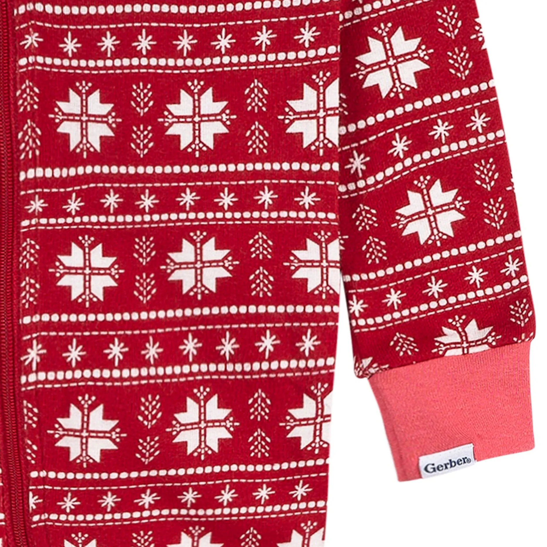 2-Pack Infant & Toddler Girls Ornaments Snug Fit Footless Pajamas
