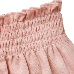 2-Pack Infant & Toddler Girls Rose Smocked Wide Leg Shorts