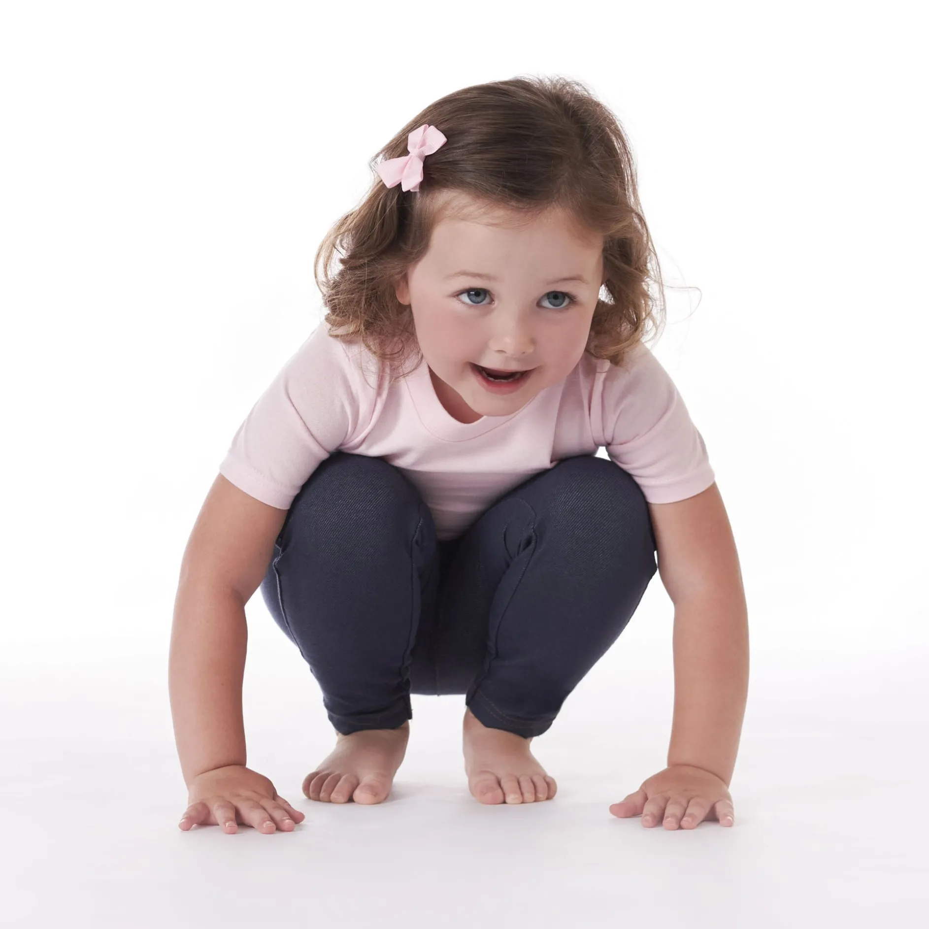 5-Pack Infant & Toddler Light Pink Premium Short Sleeve Tees