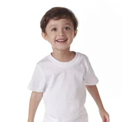 5-Pack Infant & Toddler White Premium Short Sleeve Tees