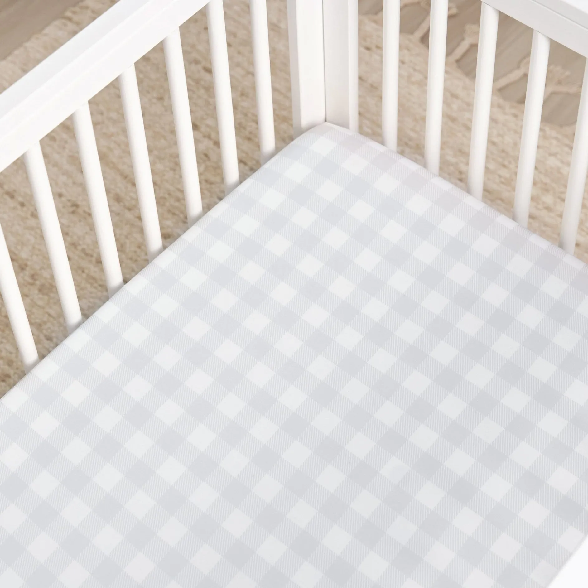 2-Pack Neutral Celestial Stretchy Crib Sheets