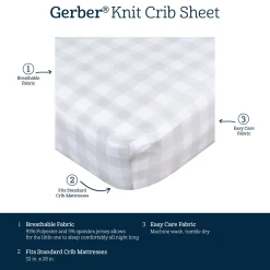 2-Pack Neutral Celestial Stretchy Crib Sheets
