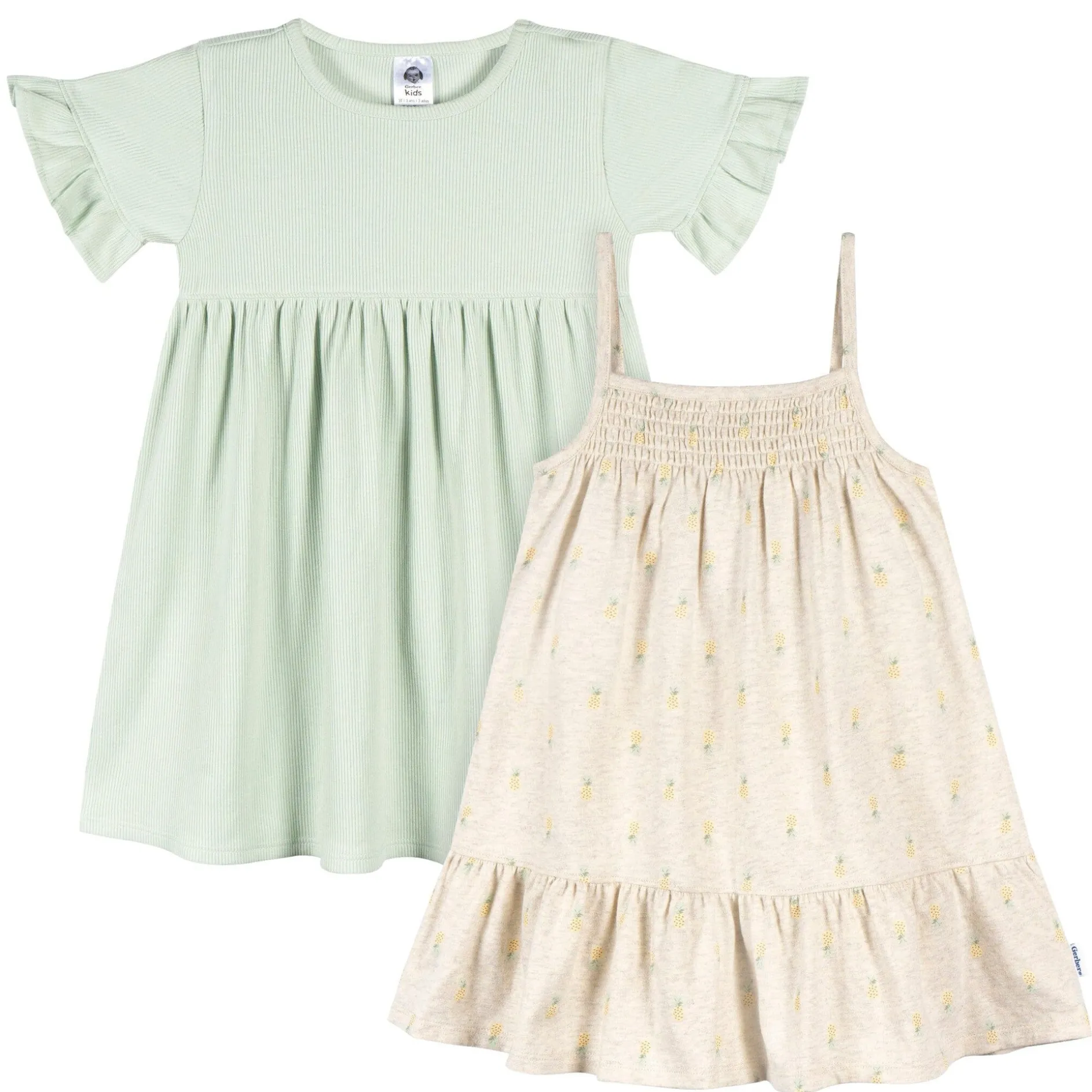2-Pack Toddler Girls Pineapple Dresses