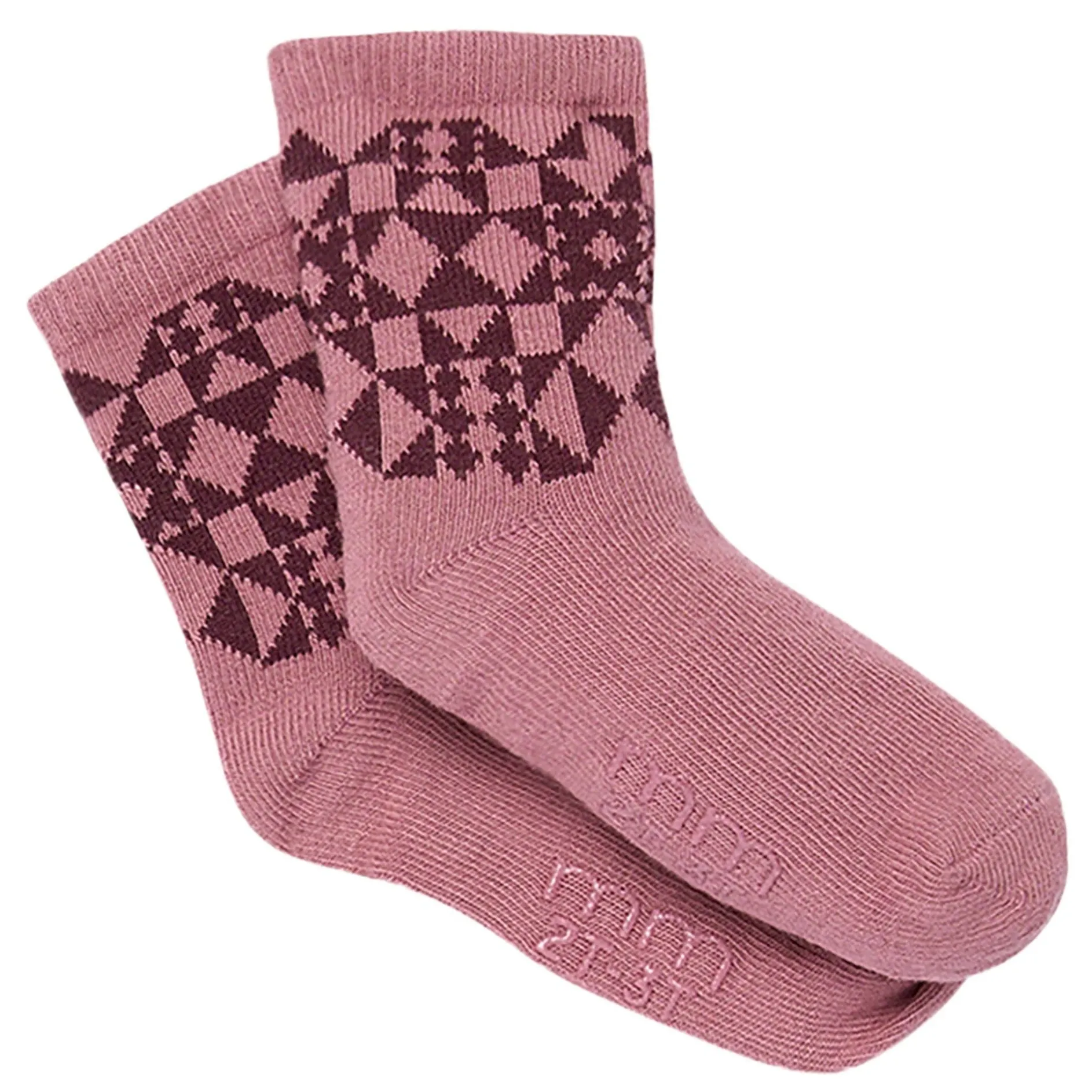 2-Pack Toddler Girls Rose Knit Socks