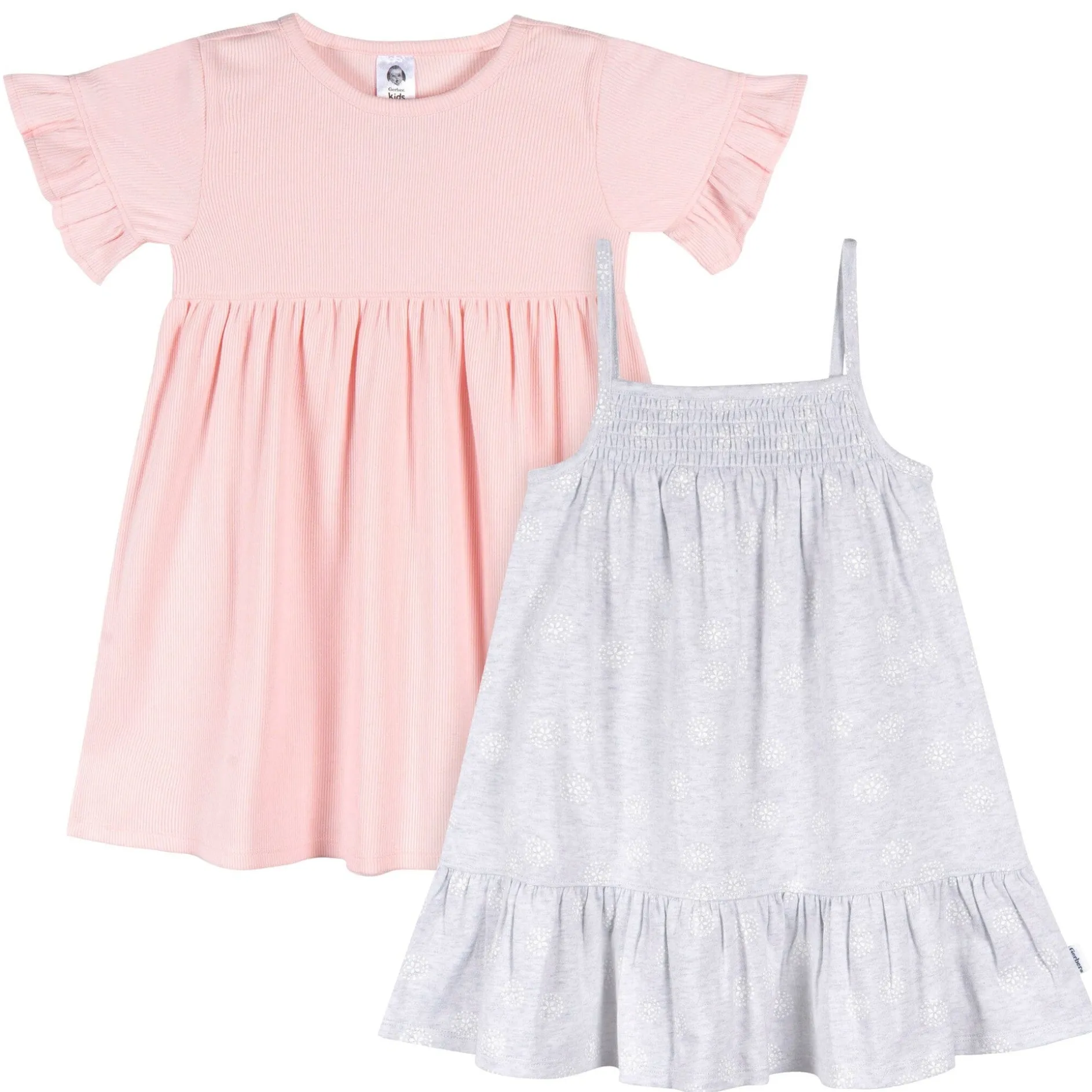 2-Pack Toddler Girls Seaside Dresses
