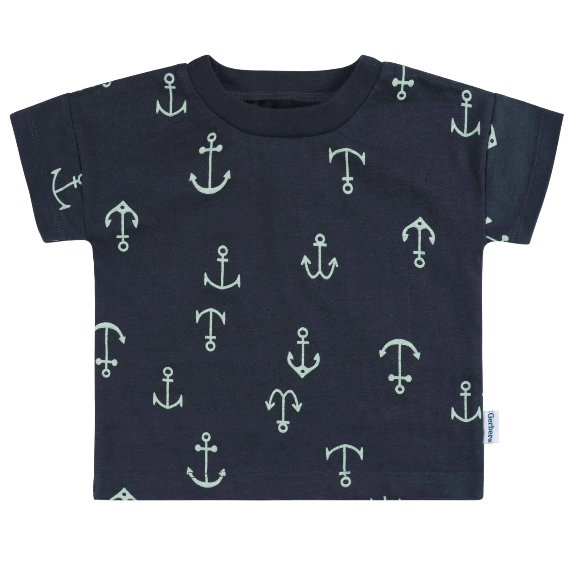 2-Piece Baby and Toddler Boys Anchor T-Shirt and Shorts Set