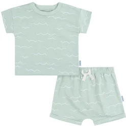 2-Piece Baby and Toddler Boys Waves T-Shirt and Shorts Set
