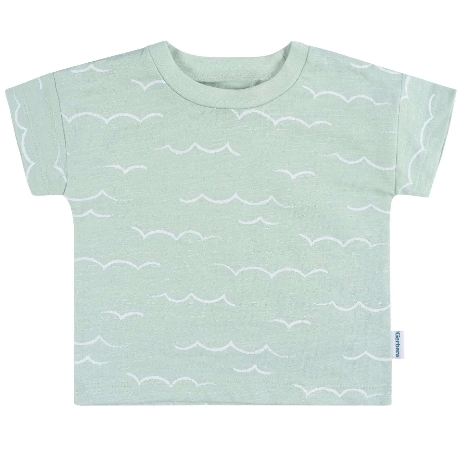 2-Piece Baby and Toddler Boys Waves T-Shirt and Shorts Set